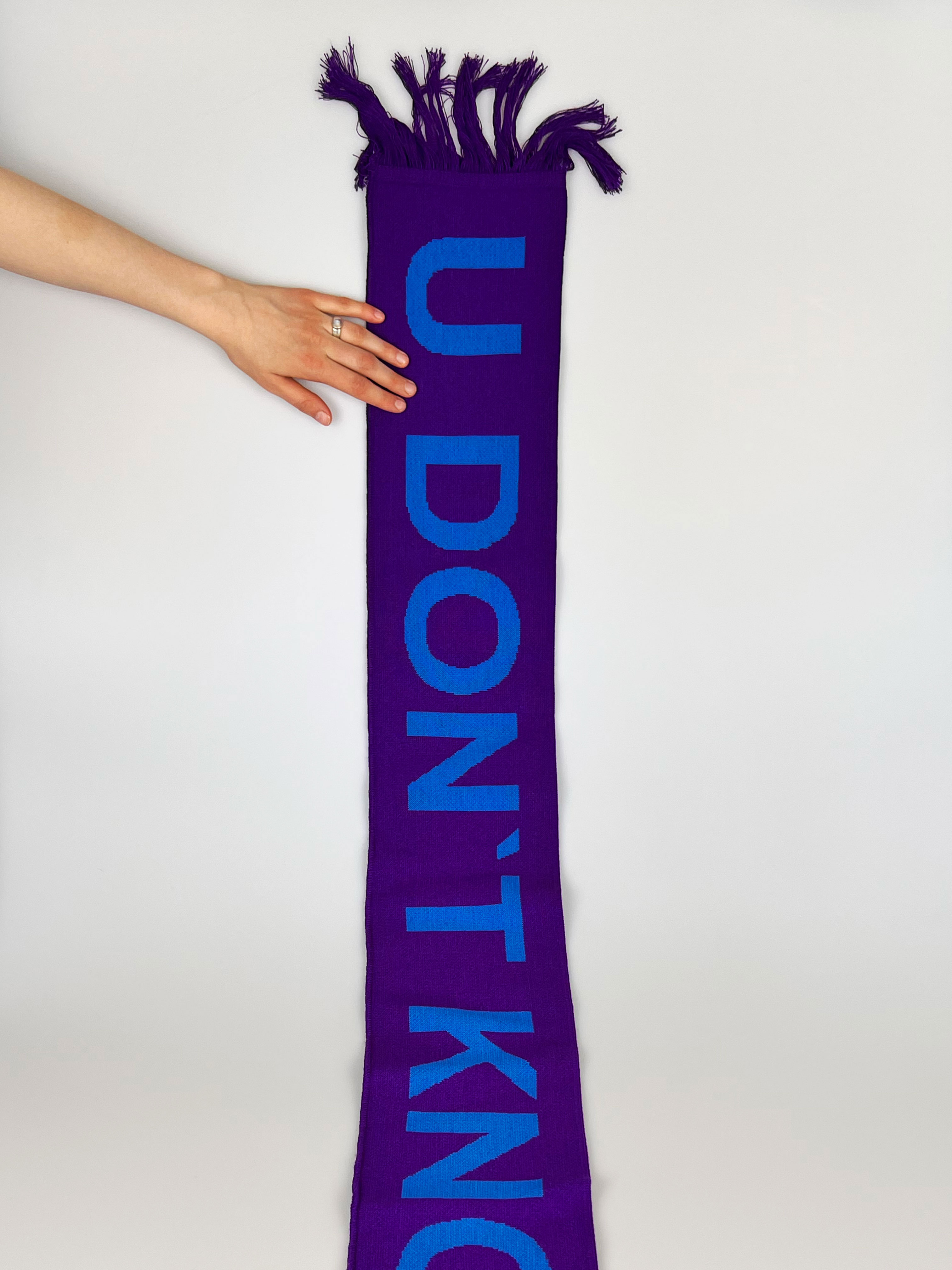 Schal "U don't Know"