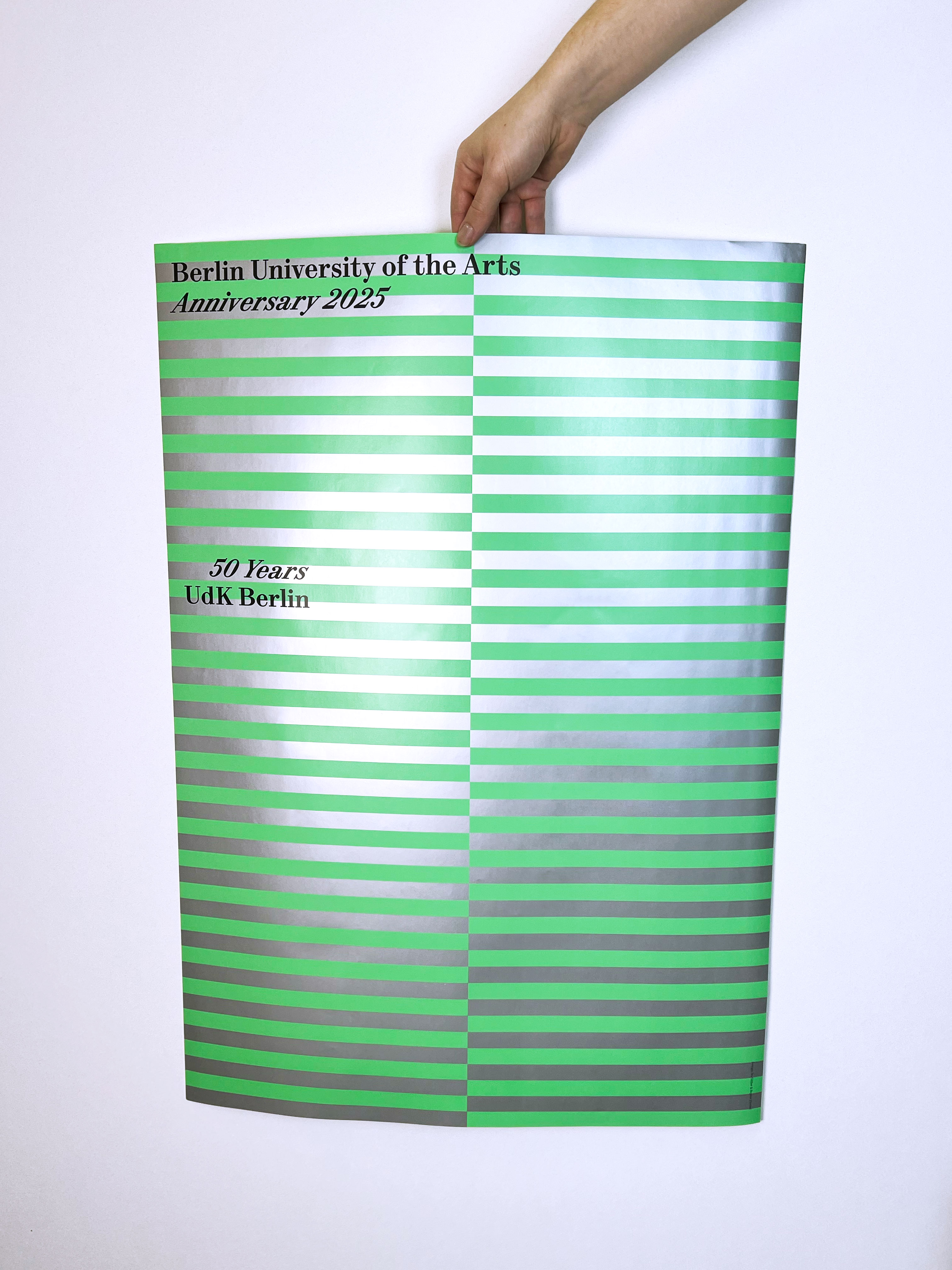 Udk-Jubiläum Poster - Streifen