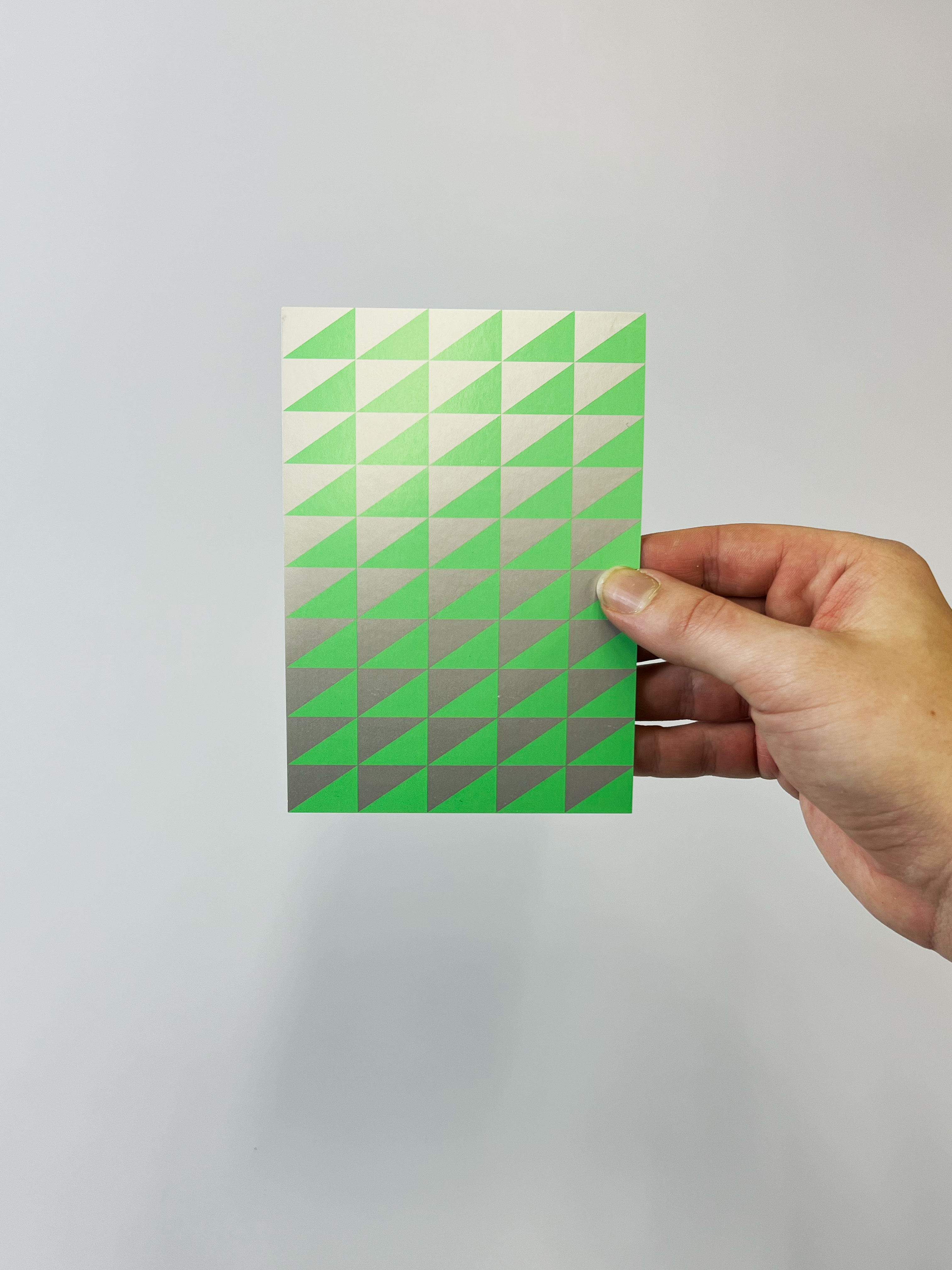 Udk-Jubiläum Postkarte- Dreiecke