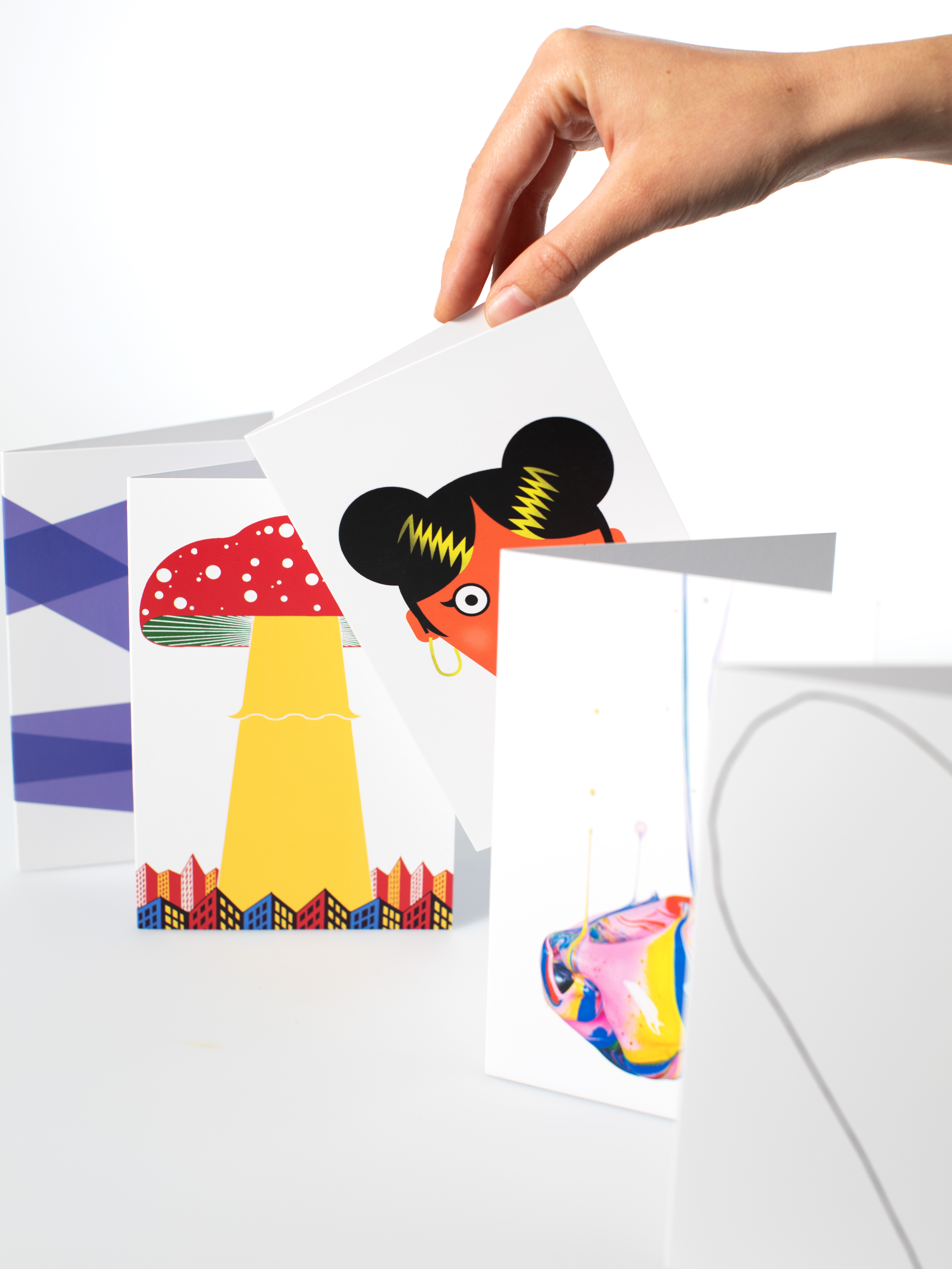 UdK Berlin Rundgang Klappkarten im Set